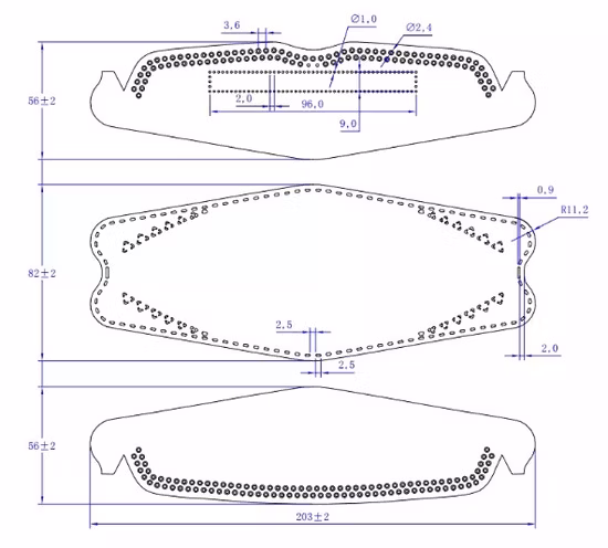 Masque facial FFP2 d'usine avec certificat CE pour la protection contre la poussière